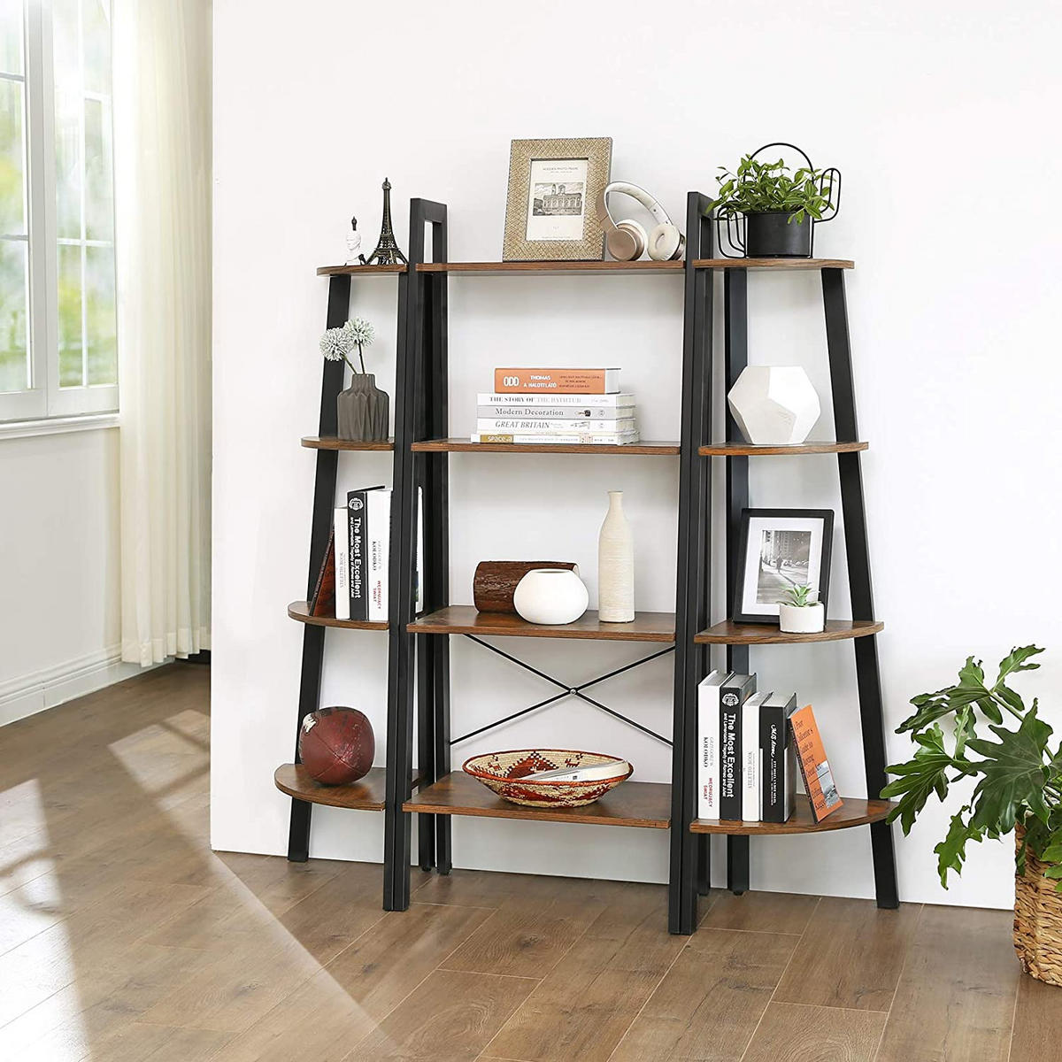 ECKREGAL STANDREGAL - Braun, Holzwerkstoff (125/34/34cm) - Hansiro