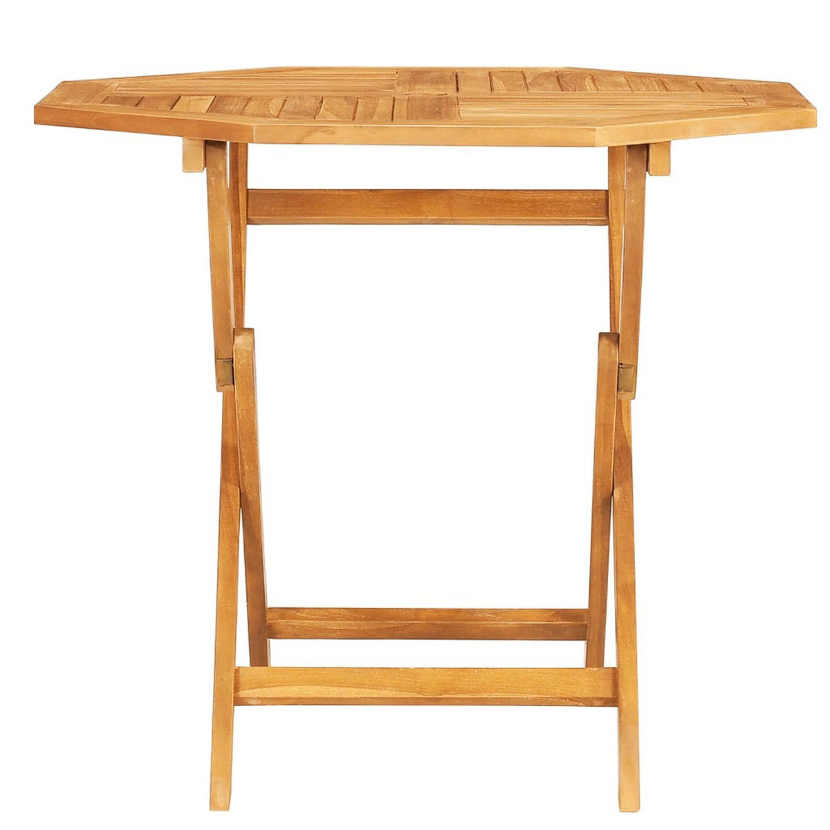 GARTENTISCH Tischbold 85/76/85 cm - Hellbraun, Naturmaterialien (85/85/76cm) - ZMH