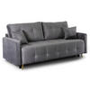 SCHLAFSOFA SEUL ausziehbar Zweisitzer Grau - Grau, Holz/Textil (214/98/102cm) - makarowski meble