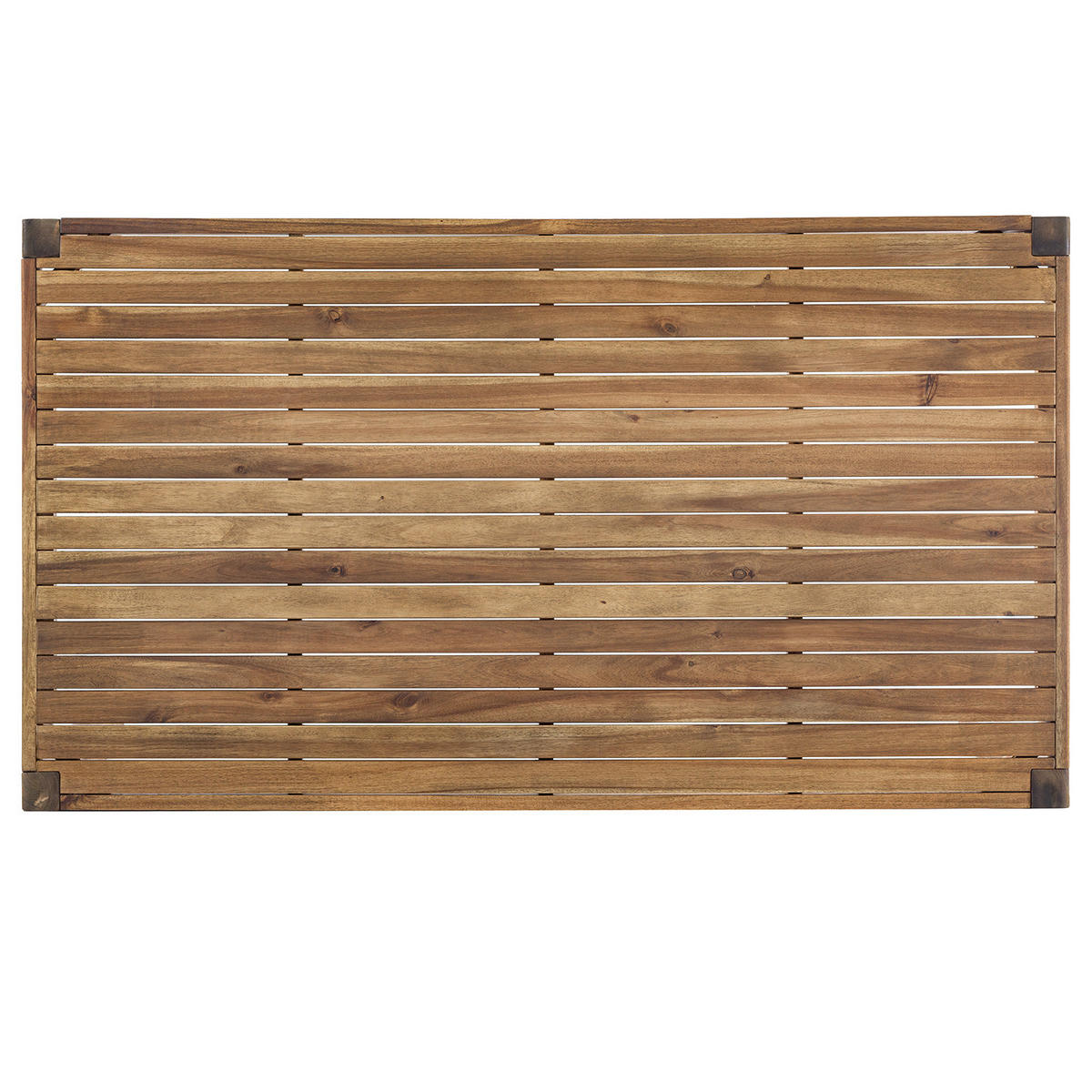 MASSIVER GARTENESSTISCH - Akazie massiv - Braun - Braun/Akaziefarben, Holz (85/160/72cm) - home24