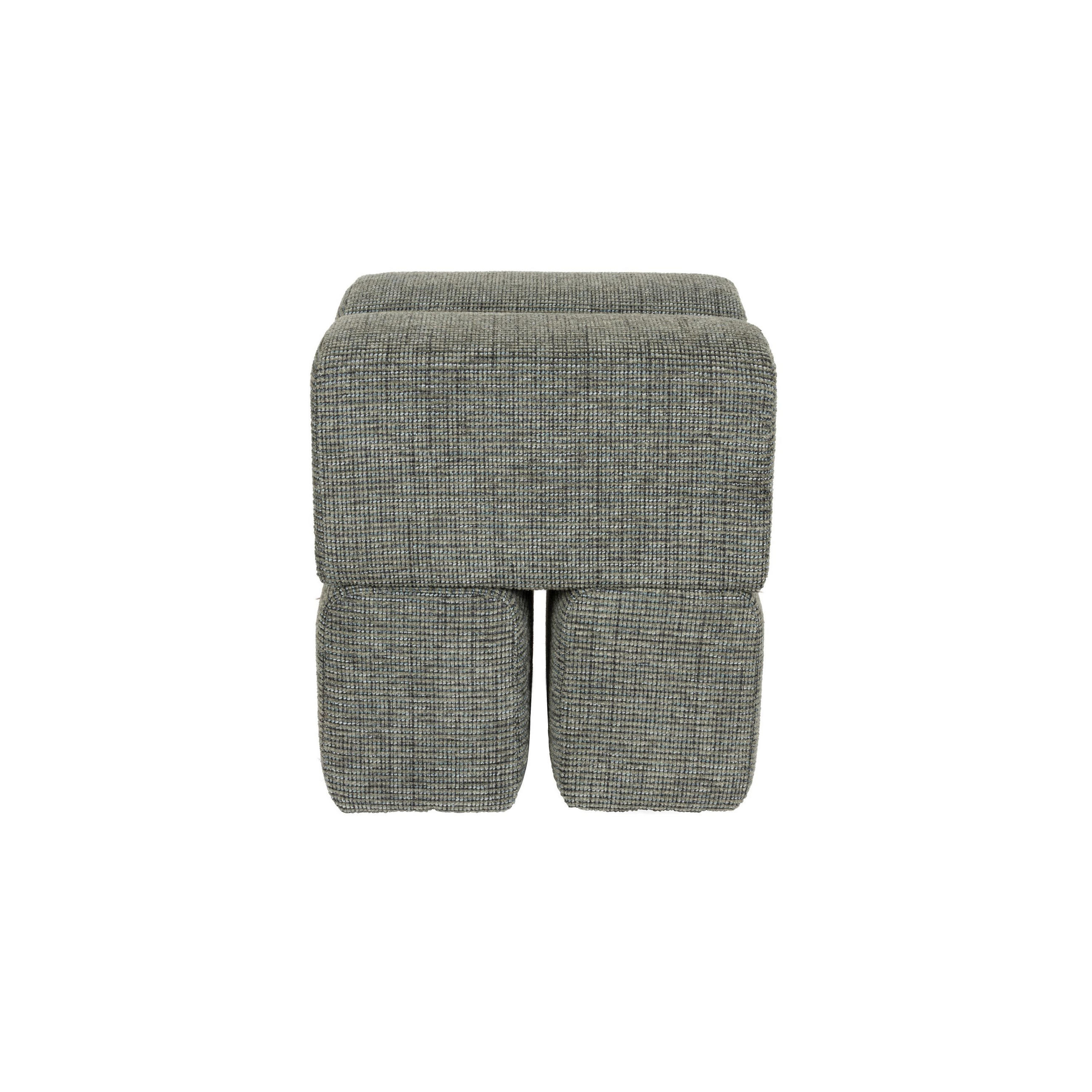 SITZHOCKER Staple Pouf/ Grün - Grün, Kunststoff (40/45/40cm) - Housecraft Living