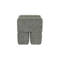 SITZHOCKER Staple Pouf/ Grün - Grün, Kunststoff (40/45/40cm) - Housecraft Living