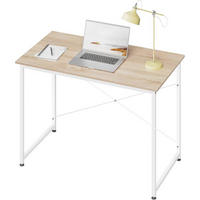 SCHREIBTISCH 100x50x75 cm, Helle Eiche - Eichefarben, Holzwerkstoff/Metall (50/100/75cm) - Woltu