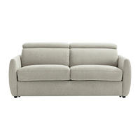 SCHLAFSOFA - 3 Personen - Stoff - Hellgrau - - Hellgrau, Textil (191/83.5/224cm) - Vente-Unique