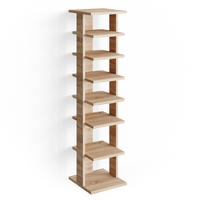 SCHUHSCHRANK Sara Sonoma 26.7 x 110 cm - Sonoma Eiche, Holzwerkstoff (26.7/110/27.7cm) - Vicco