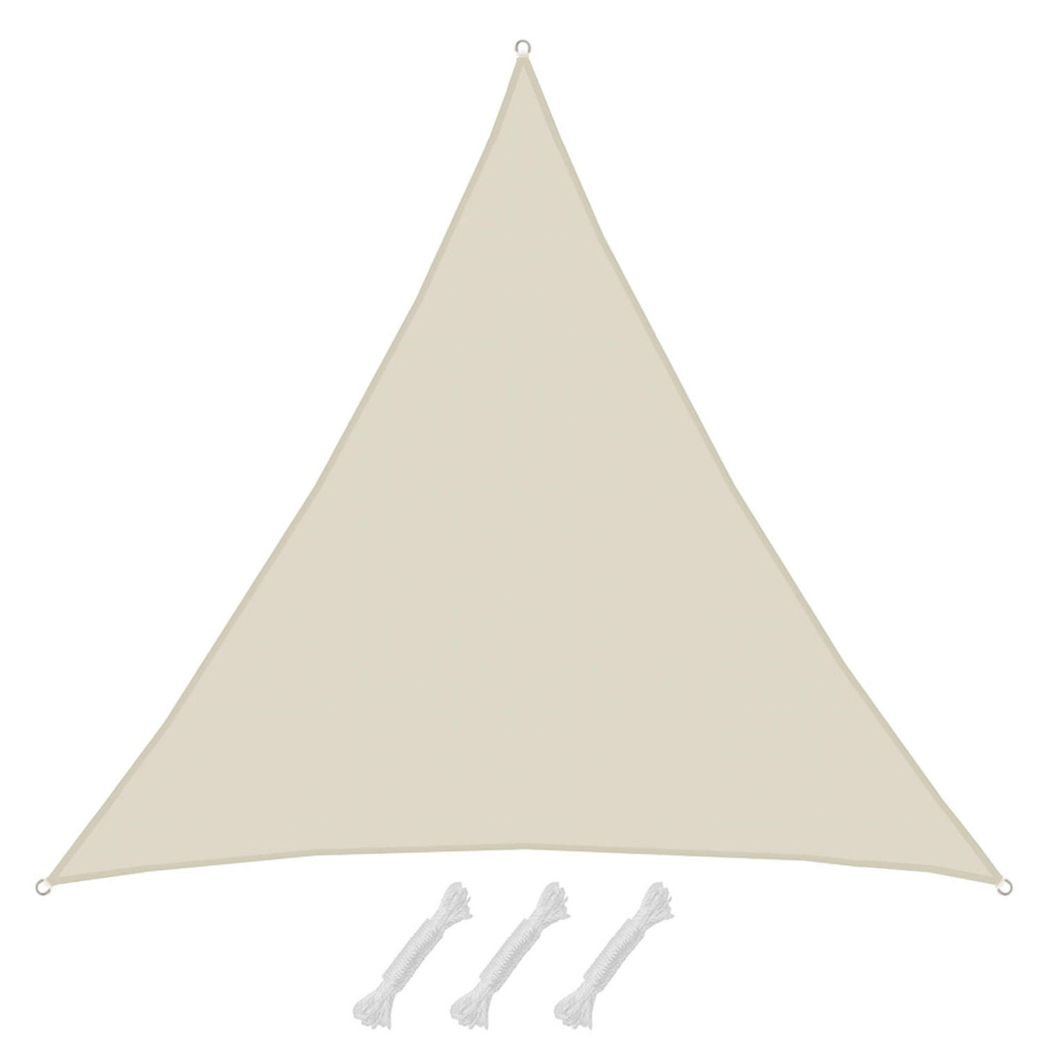 SONNENSEGEL 600/600 cm beige, dreieckig - Beige, Kunststoff (600/600cm) - Amanka