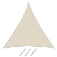 SONNENSEGEL 600/600 cm beige, dreieckig - Beige, Kunststoff (600/600cm) - Amanka