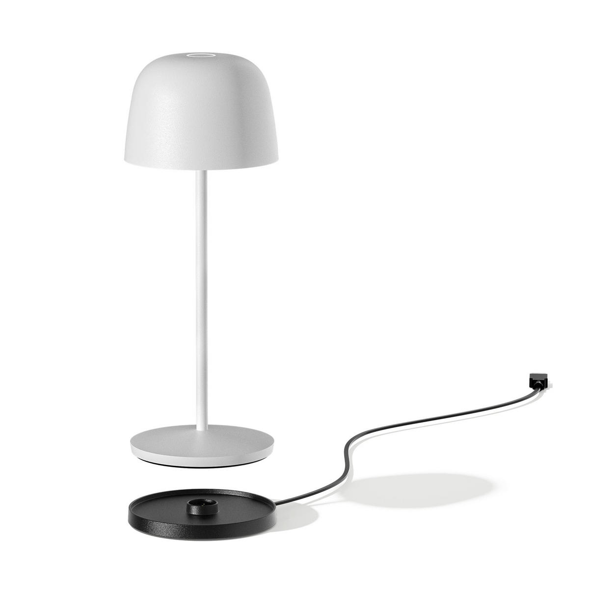 TISCHLAMPE SOPHIA weiß - Weiß, Metall (7.5/7.5/20cm) - Lumisky