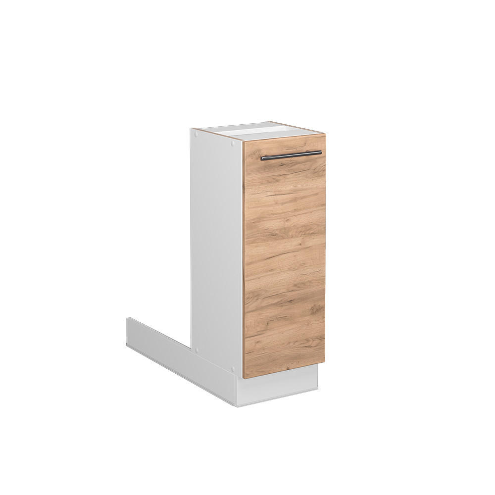 KÜCHENINSEL Fame-Line Goldkraft Eiche 30 cm ohne AP - Eiche Wotan/Weiß, Holzwerkstoff (30/82/70cm) - Vicco