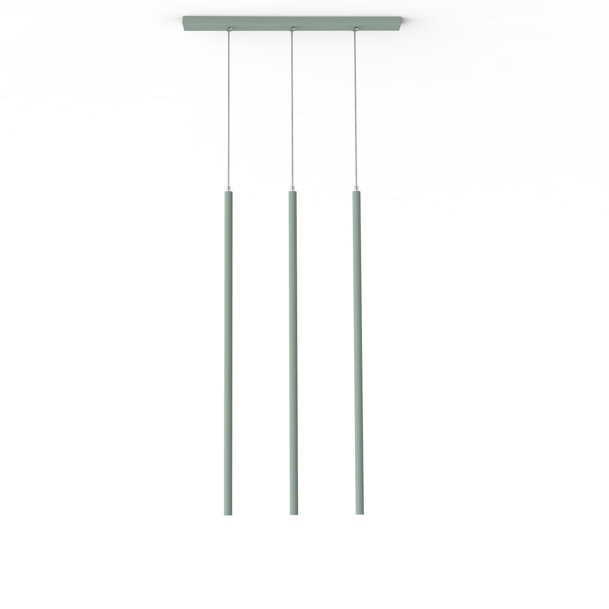 LED-HÄNGELEUCHTE - Grün, Metall (6/70/100cm) - Lumicom