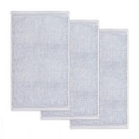 GÄSTETUCH SUPERWUSCHEL 3ER PACK - Silberfarben, Textil (30/50cm) - MÖVE