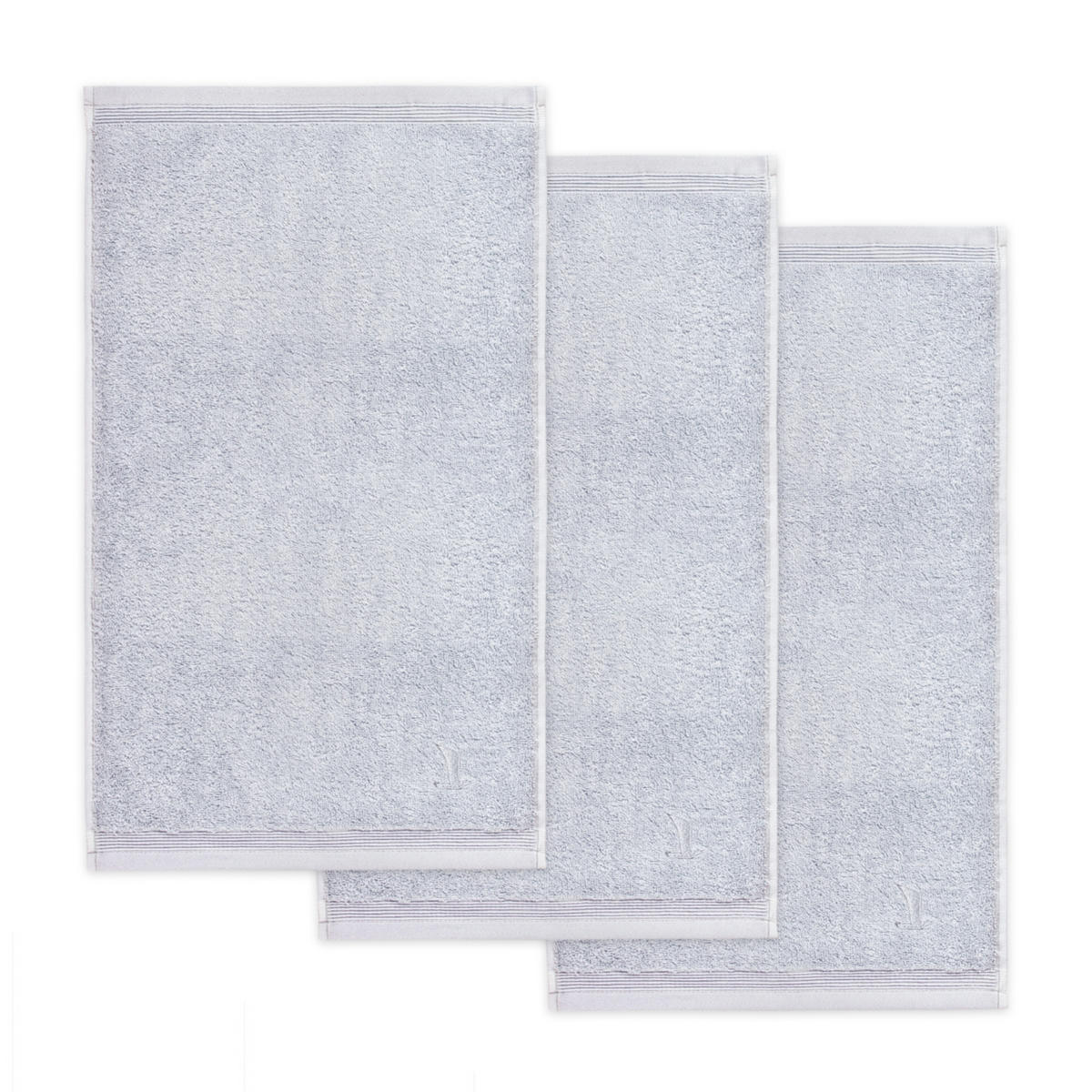 GÄSTETUCH SUPERWUSCHEL 3ER PACK - Silberfarben, Textil (30/50cm) - MÖVE