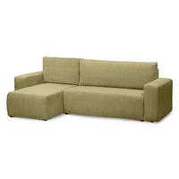 ECKSOFA Kingi Olivgrün - Olivgrün, Textil (244/142cm)