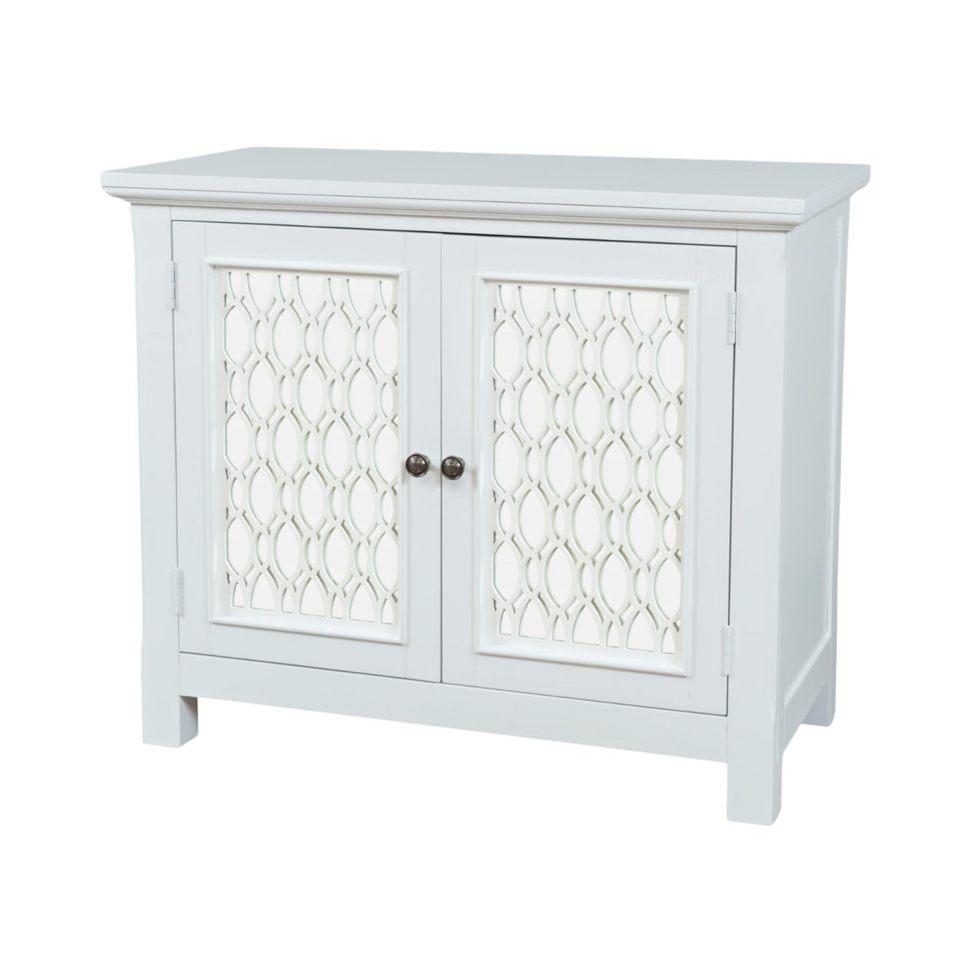 SIDEBOARD AVOLA Weiß 97x49x82 cm - Weiß, Holz (97/82/49cm) - FURNLUX