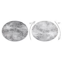 TEPPICH Mefe 120 cm - Grau, Textil (120/120cm) - rugsX