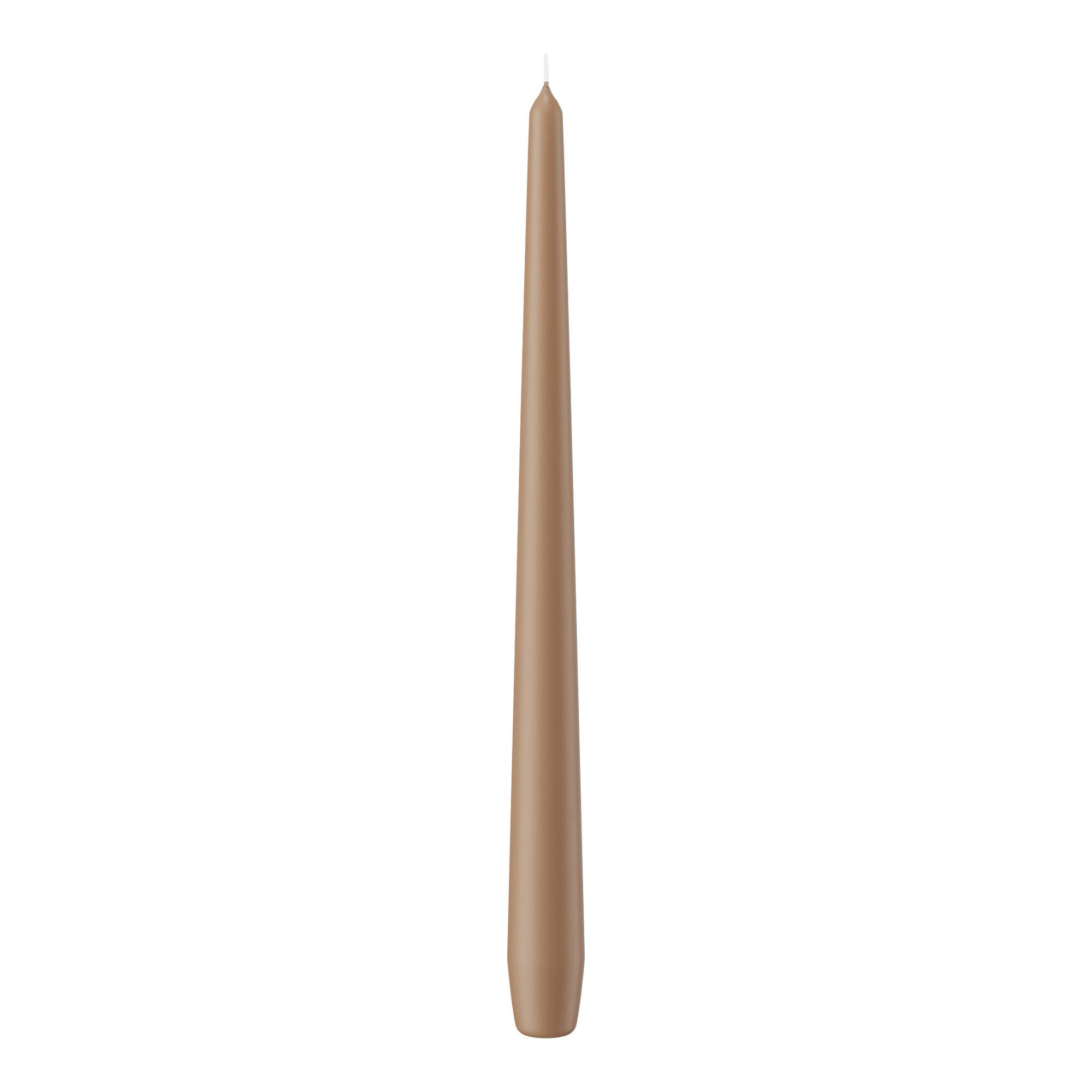 SPITZKERZEN Caramel 300 x Ø 25 mm, 12 Stück - Beige, Paraffin (2.5/30/30cm) - Wiedemann Kerzen