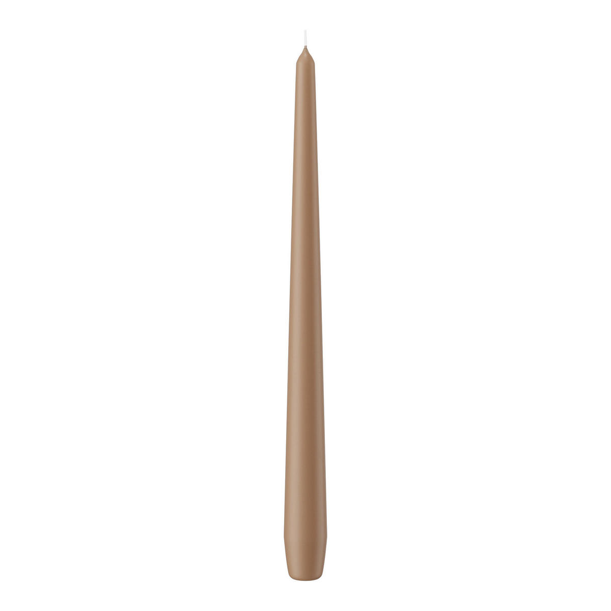 SPITZKERZEN Caramel 300 x Ø 25 mm, 12 Stück - Beige, Paraffin (2.5/30/30cm) - Wiedemann Kerzen
