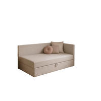 BOXBETT Tiliano Beige 120x200 cm Rechts - Beige, Textil (120/200cm) - B&B Home
