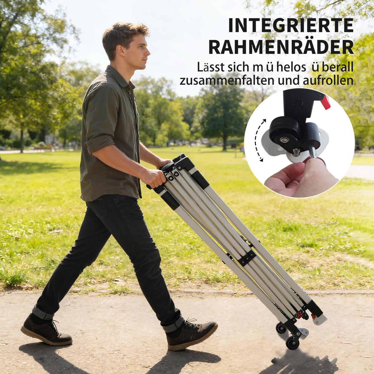 PAVILLON 3 x 3 m Wasserdicht Stabil Winterfest Pop-up Faltpavillon, UV 50+ Weiß - Weiß, Metall (300/273/300cm) - Outsunny