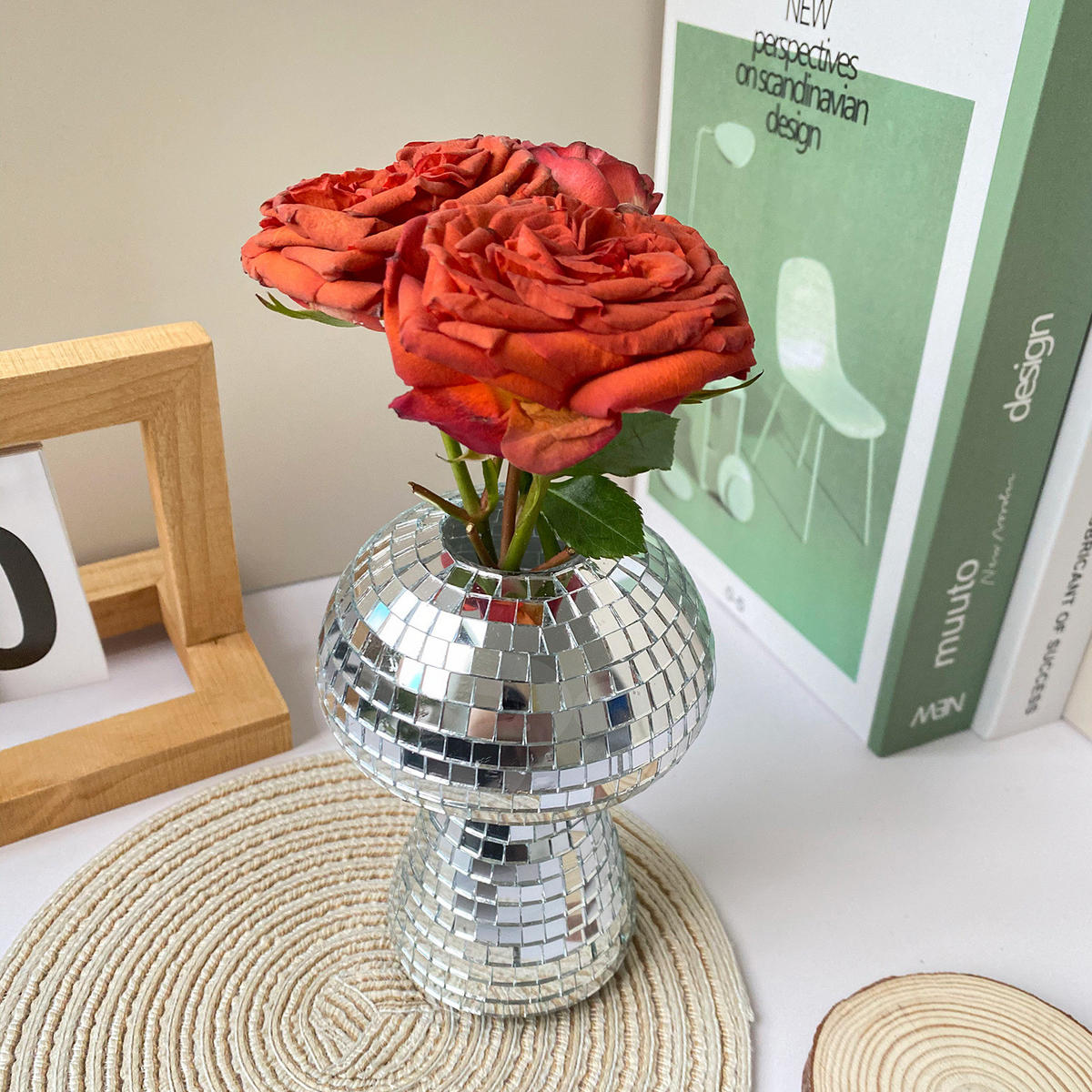VASE 12 cm Glas - Grau, Glas (9cm) - LIBRATON