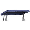 ERSATZDACH Hollywoodschaukel 145x200 cm Blau - Blau, Textil (145/18/200cm) - QUICK STAR