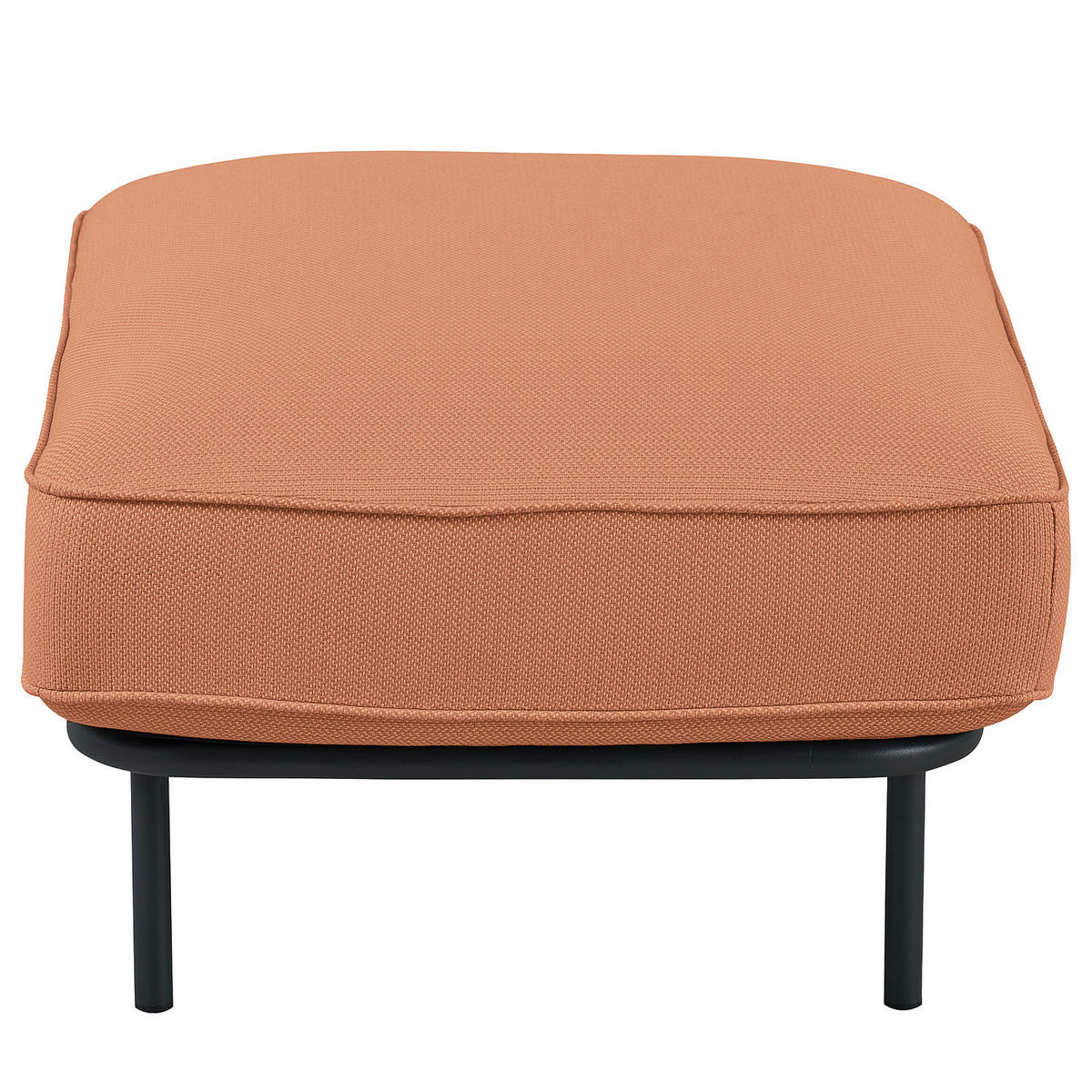 OUTDOOR-HOCKER - Rosa, Textil/Metall (85/45/64cm) - home24