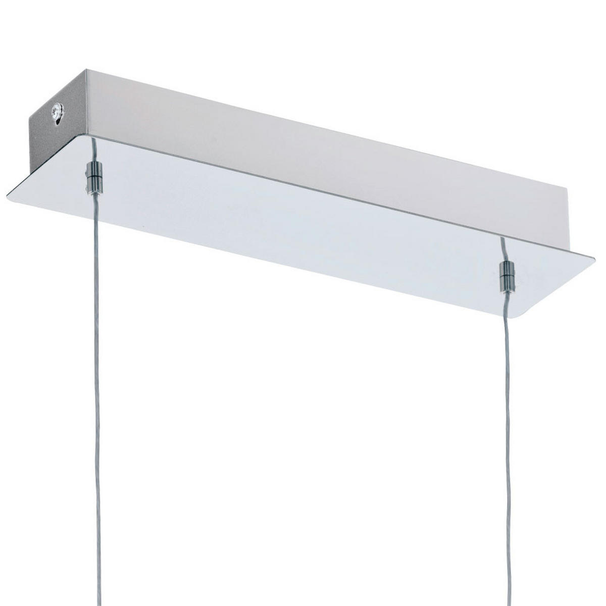 LED HÄNGELEUCHTE Stahl Kristalloptik Silber FILANA - Silberfarben, Glas (66/6.5/110cm)