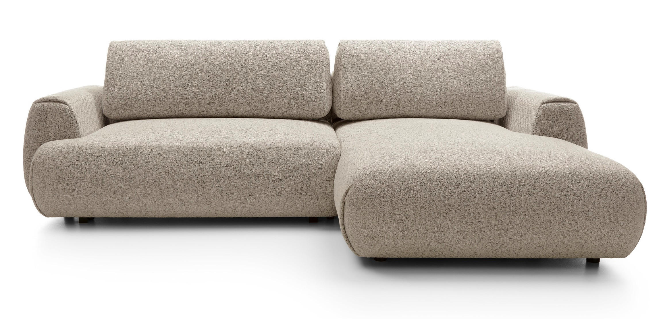 ECKSOFA mit Schlaffunktion 270 cm Ralto, Rechts, Beige - Beige, Holz (167/270cm) - Emporius