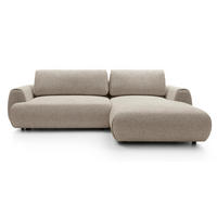 ECKSOFA mit Schlaffunktion 270 cm Ralto, Rechts, Beige - Beige, Holz (167/270cm) - Emporius