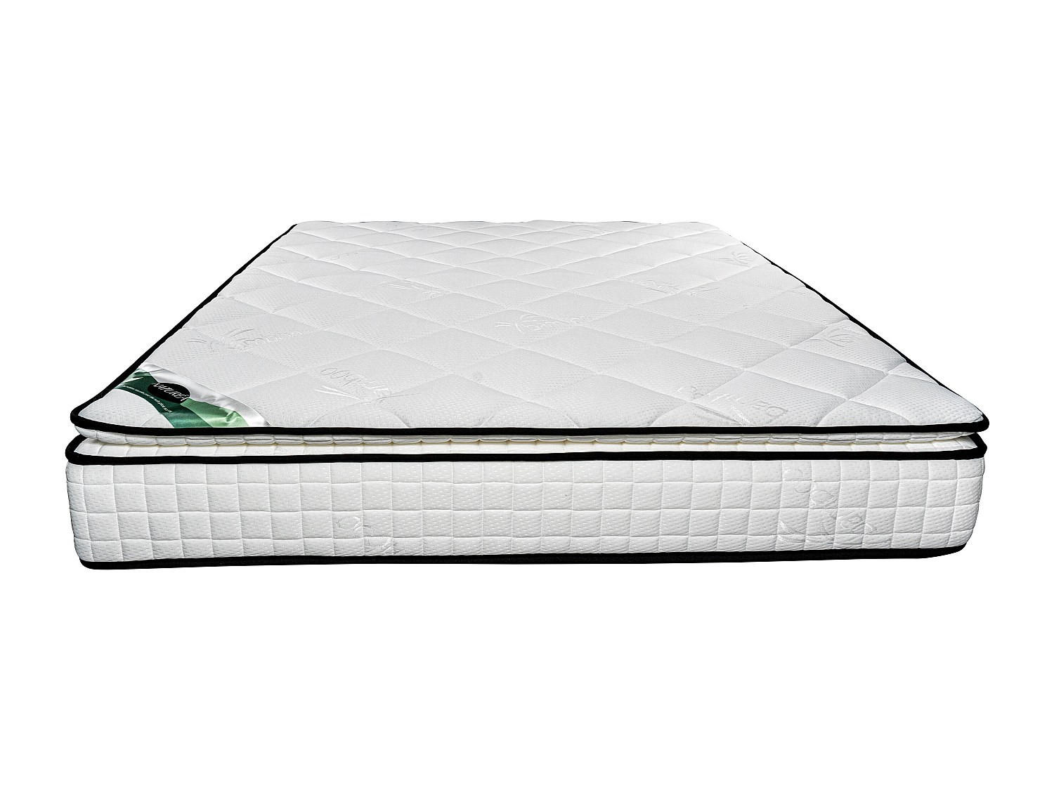 STANDARDMATRATZE - 2 Personen - Stoff - Weiß - - Weiß, Textil (180/200cm) - Vente-Unique
