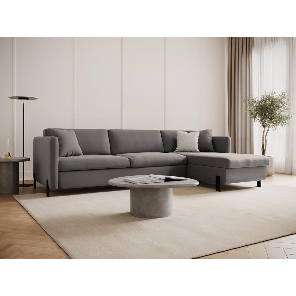 Thumbnail - Micadoni Ecksofa, Grau, Textil, 5-Sitzer, L-Form, 280x170 cm, Hergestellt in Europa, Wohnzimmer, Sofas & Couches, Wohnla...