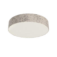 LED-DECKENLEUCHTE Punnett - Grau, Metall (40/40/8cm) - Lumicom