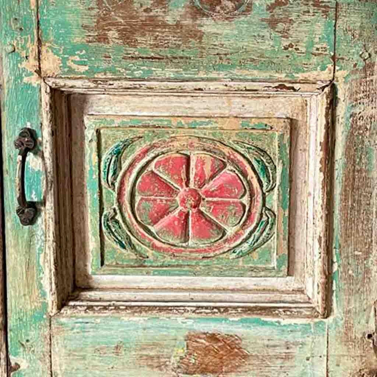 NACHTTISCH aus Holz, blau, 53x27x69cm - Blau, Holz (53/69/27cm) - Wanderlust