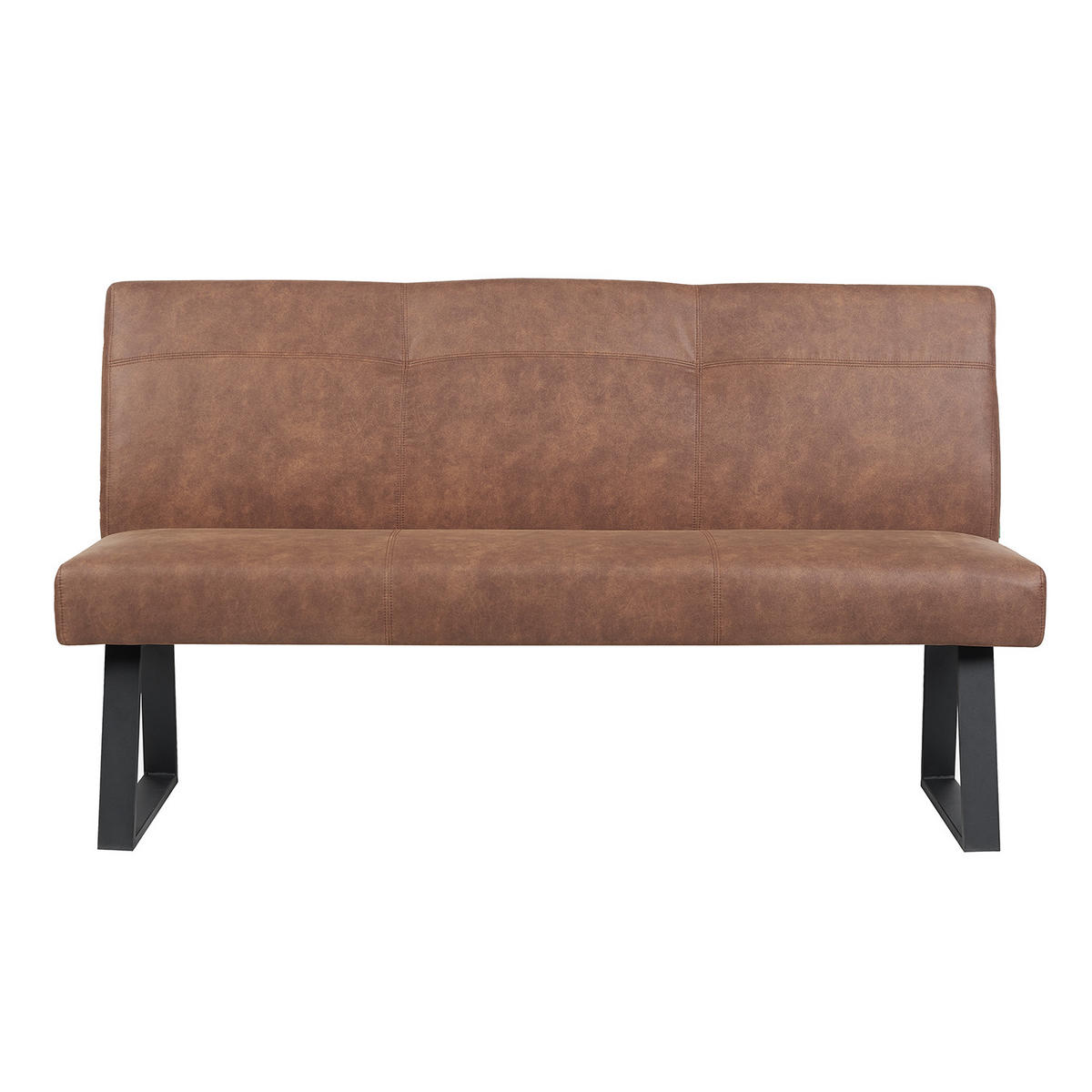 SITZBANK JOYCE - Braun, Metall (160/91/66cm) - DUBI Möbel