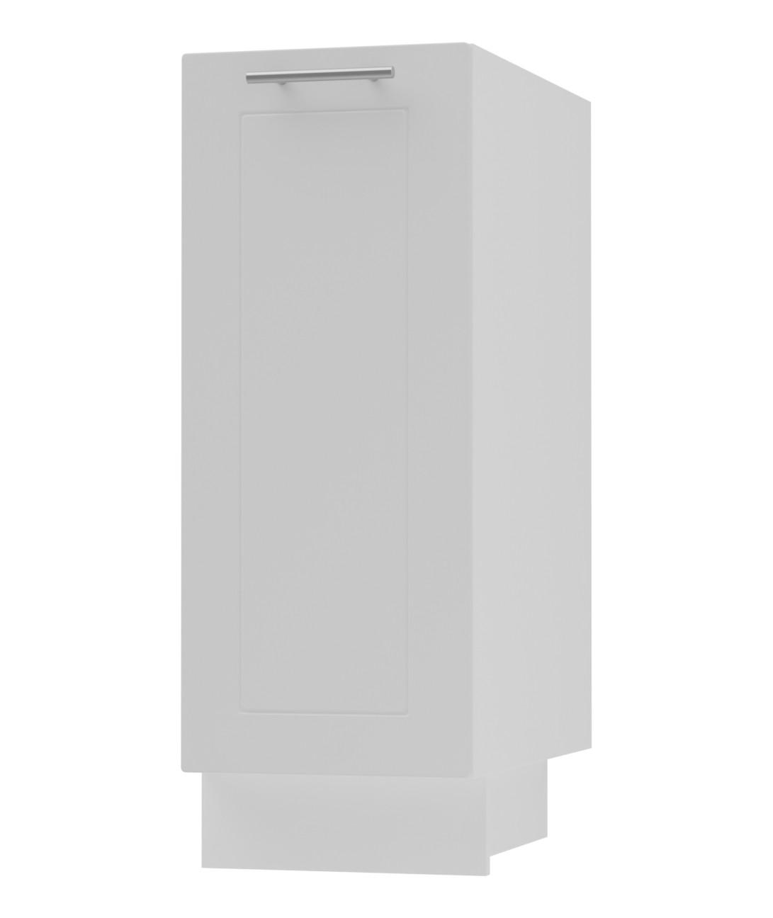 Feldmann-Wohnen Küchenunterschrank Weiß, Weiß 30x82x50 cm