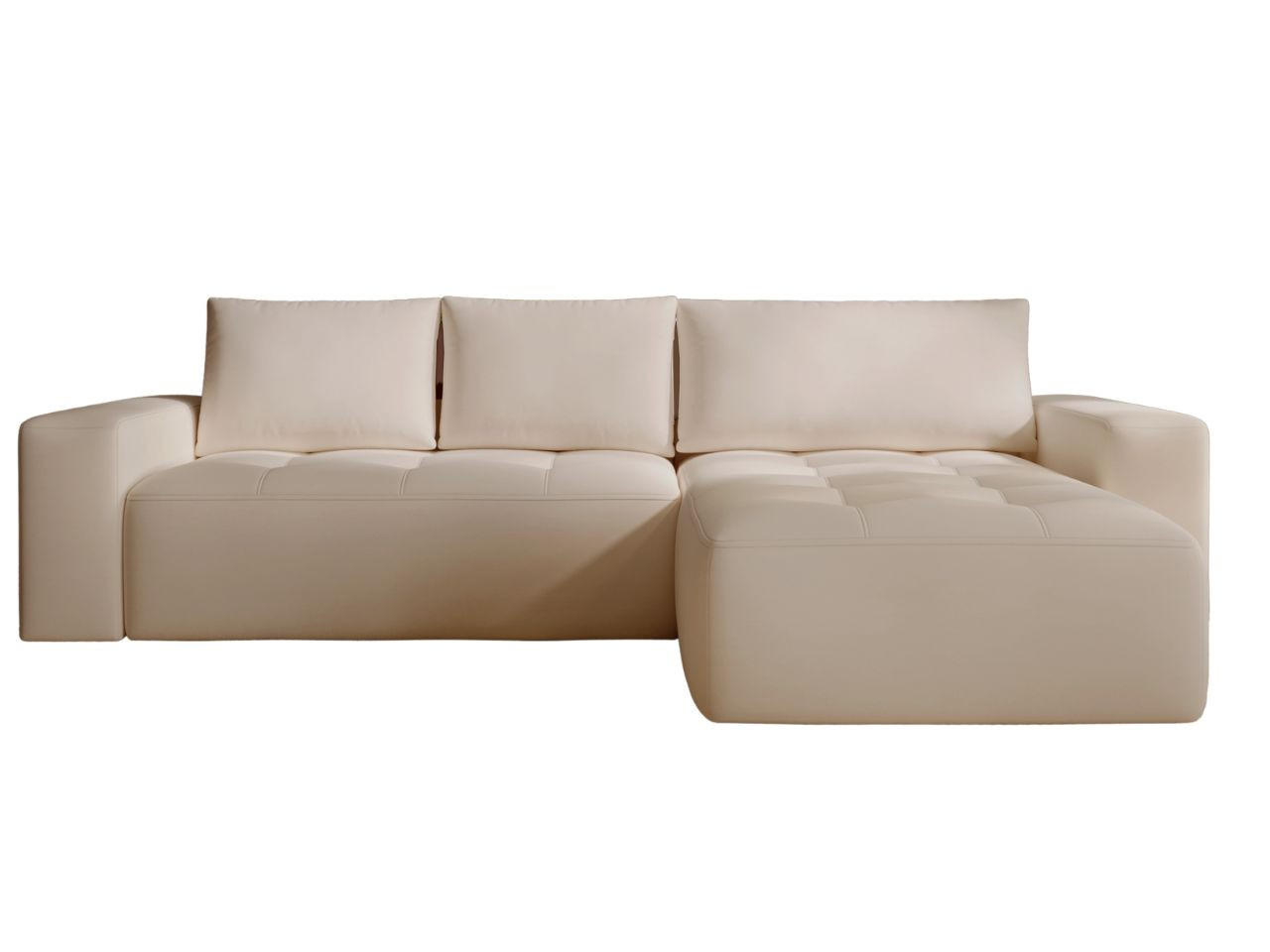 ECKSOFA Portland Beige Rechts - Beige, Holz/Kunststoff (250/165cm) - Graingold