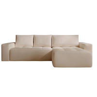 ECKSOFA Portland Beige Rechts - Beige, Holz/Kunststoff (250/165cm) - Graingold