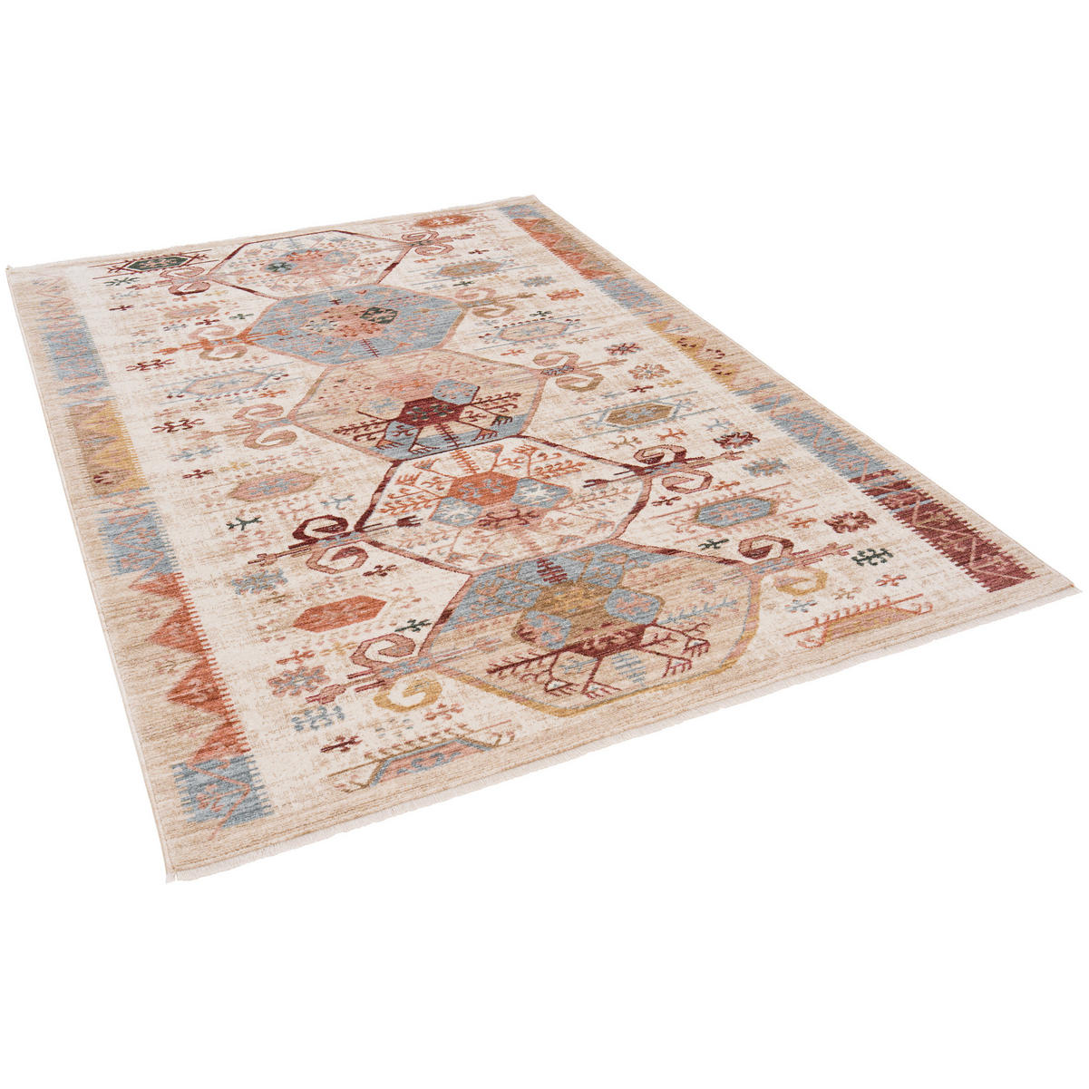 TEPPICH VINTAGE VALERO - Creme, Textil (160/240cm) - Pergamon