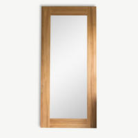 SPIEGEL Square Natur aus Teak - Naturfarben, Holz (90/200/3cm) - Tikamoon
