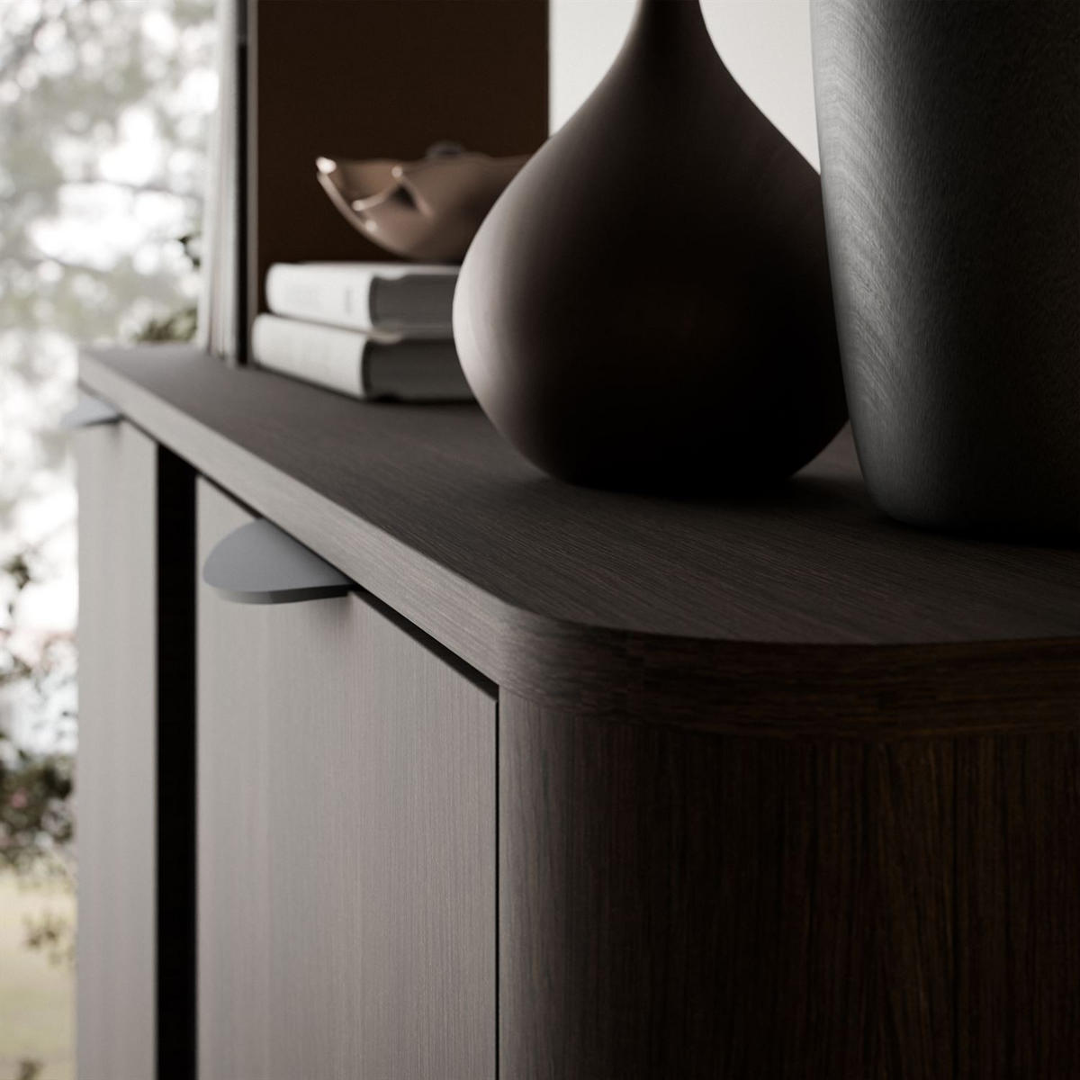 HIGHBOARD TWILIGHT 2D - Eichefarben, Holzwerkstoff (113/134/38cm) - Lookway