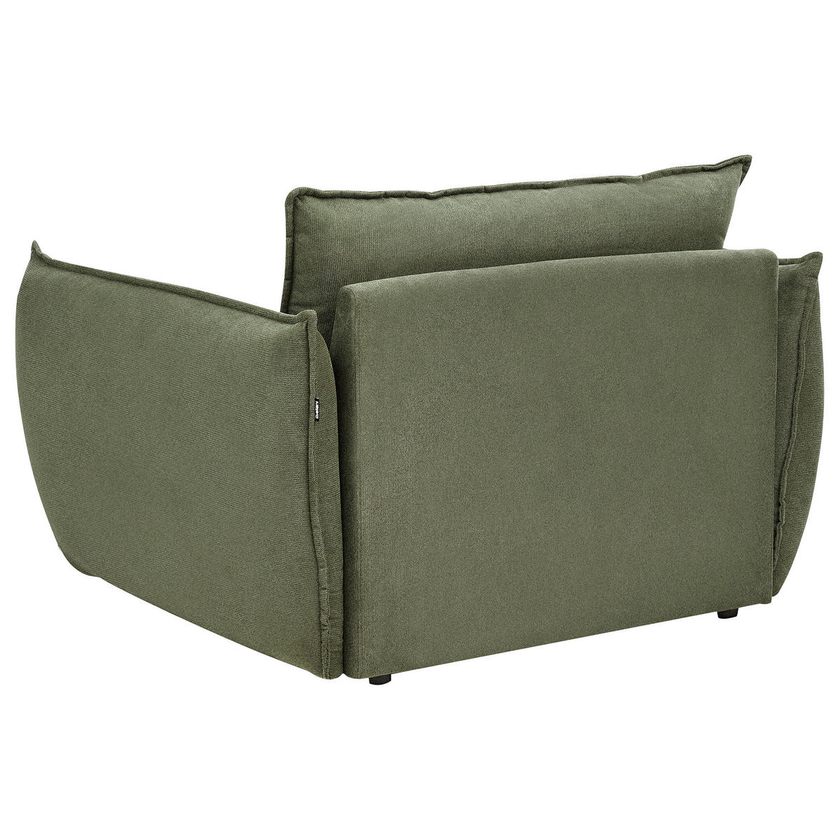 SESSEL Stoff Grün Kunes - Grün, Textil (124/78/94cm) - Beliani