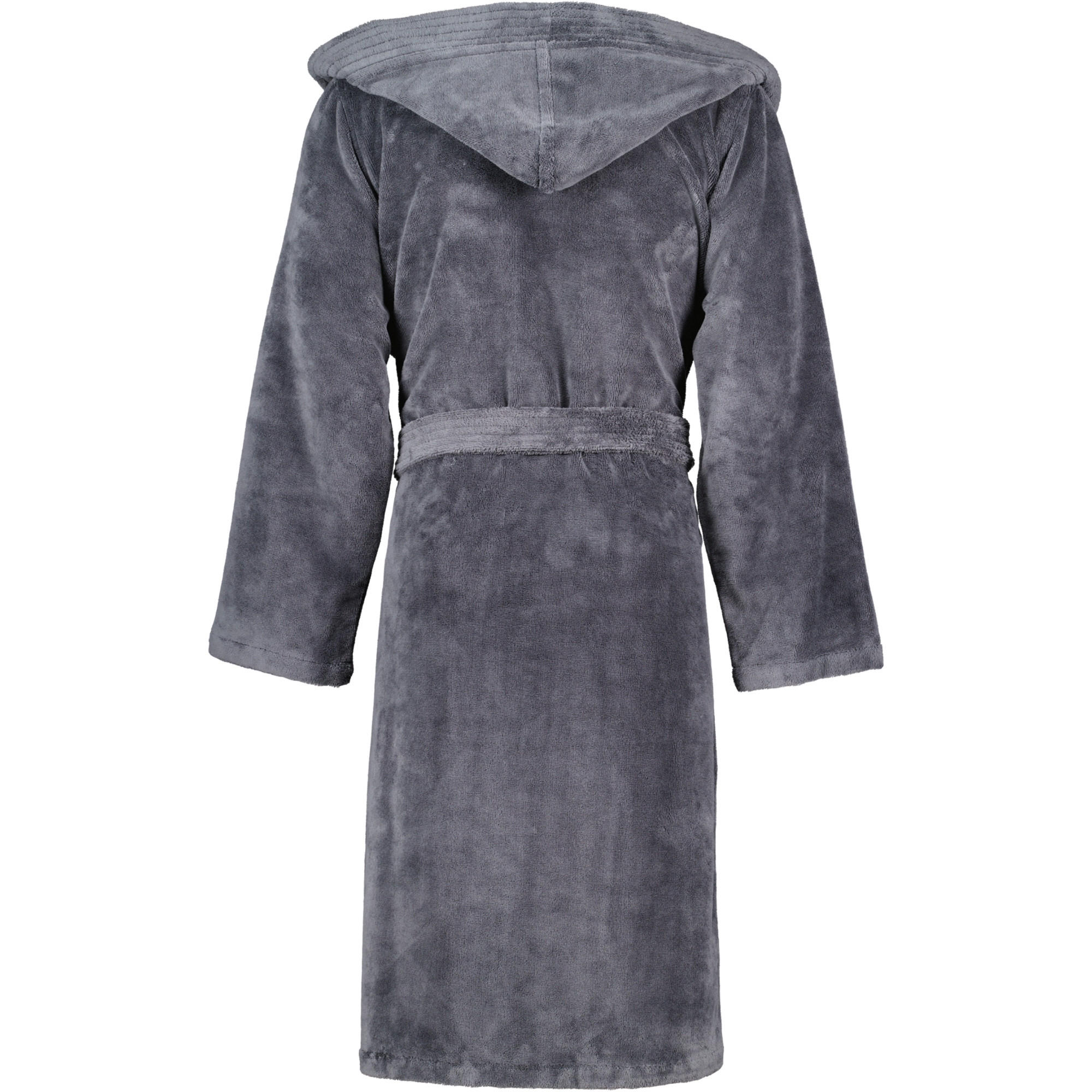 BADEMANTEL HERREN KAPUZE 801 ANTHRAZIT - 71 - Grau, Textil (Snull) - Cawoe