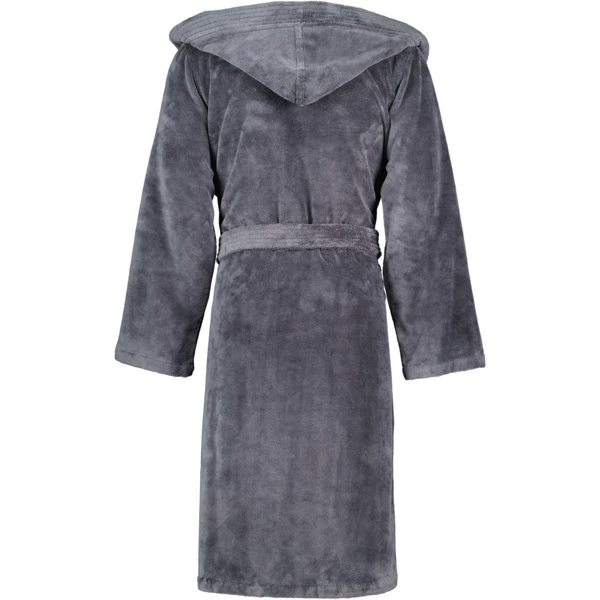 BADEMANTEL HERREN KAPUZE 801 ANTHRAZIT - 71 - Grau, Textil (Snull) - Cawoe