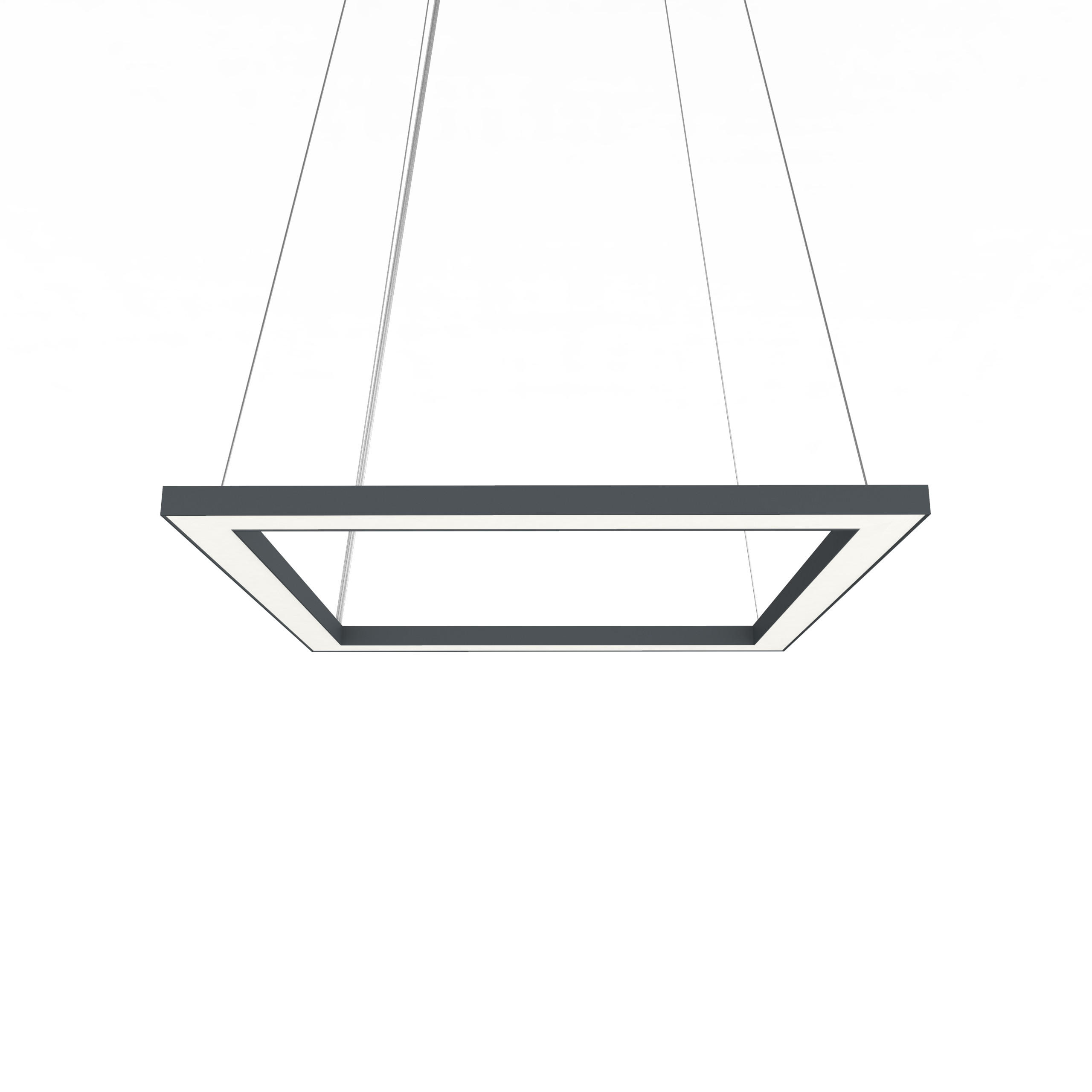LED-HÄNGELEUCHTE - Anthrazit, Metall (40/40/100cm) - Lumicom