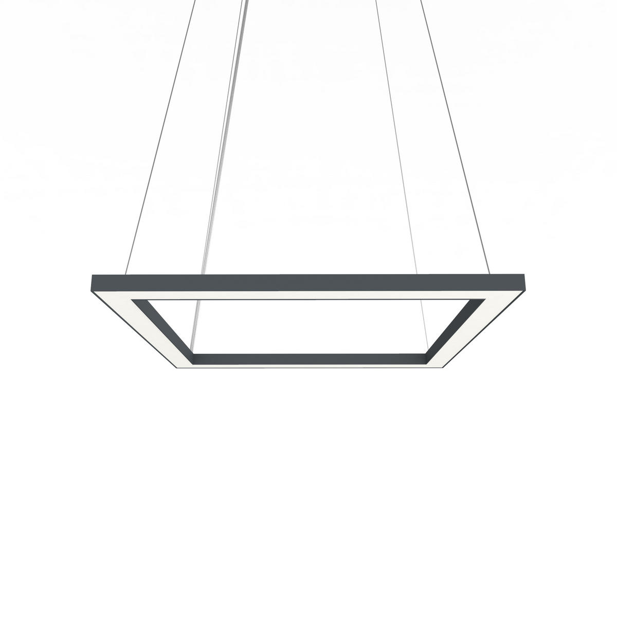 LED-HÄNGELEUCHTE - Anthrazit, Metall (40/40/100cm) - Lumicom