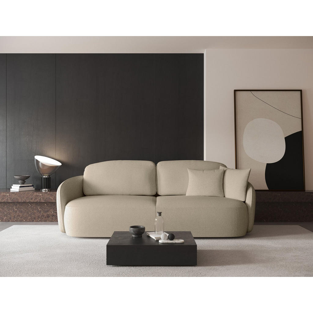 Thumbnail - Selsey 3-Sitzer-Sofa, Beige, Textil, Rechteckig, 254x96x105 cm, Wohnzimmer, Sofas & Couches, Schlafsofas