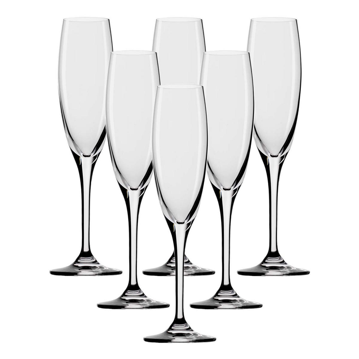 SEKTGLÄSER Vinea transparent 170 ml 6er Set - Transparent, Glas (0.17L) - Stölzle Lausitz