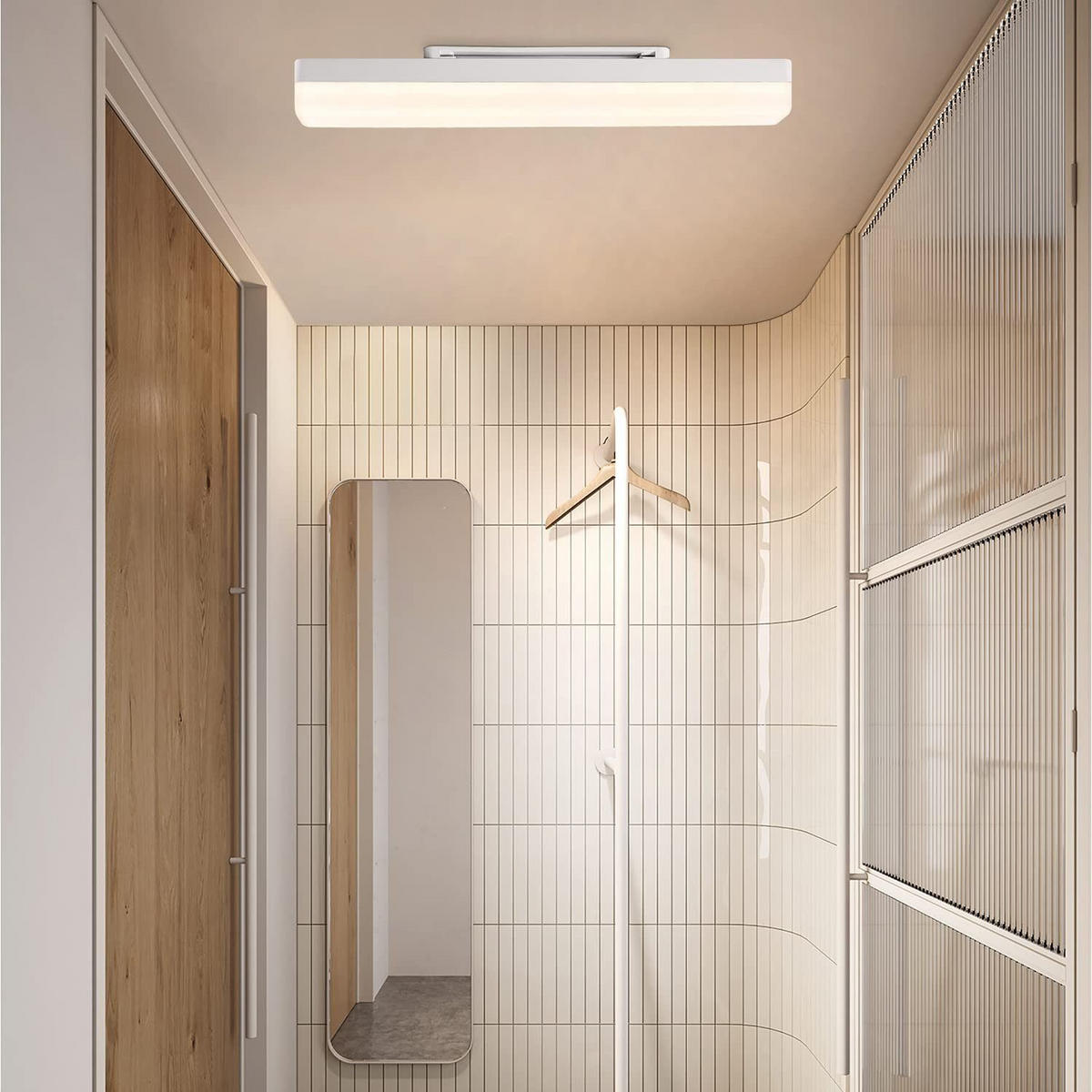 LED-DECKENLEUCHTE Medivh 40/4.5/5cm - Weiß, Metall (40/4.5/5cm) - ZMH