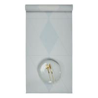 TISCHLÄUFER Metronomy - Hellblau, Textil (160/50cm) - BUTLERS