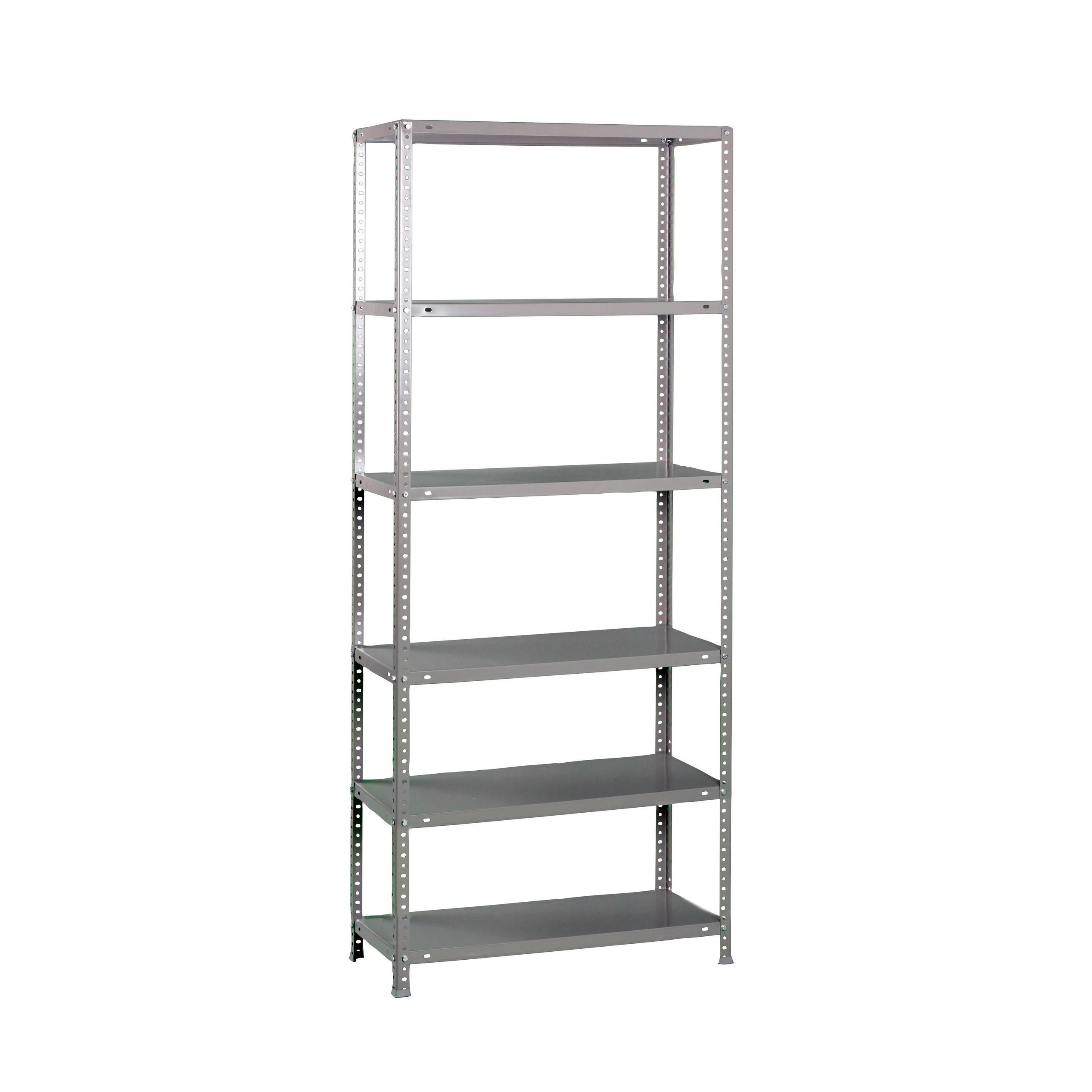 SCHRAUBREGAL PANDA TALL | HxBxT 200x110x30cm | 6 Fachböden | Fachlast 90kg | Verzinkt - Silberfarben, Metall (110/200/30cm) - PROREGAL
